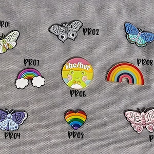 Enamel Needle Minder - Pride theme - assorted sizes
