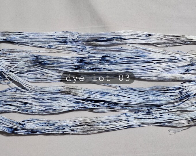Hand-dyed Thread - 'rogue Wave' Embroidery or Cross Stitch Floss - Etsy