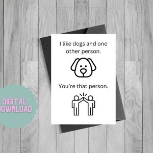 Just because card, minimalist card, birthday card, greeting card, any occasion, PDF digital download