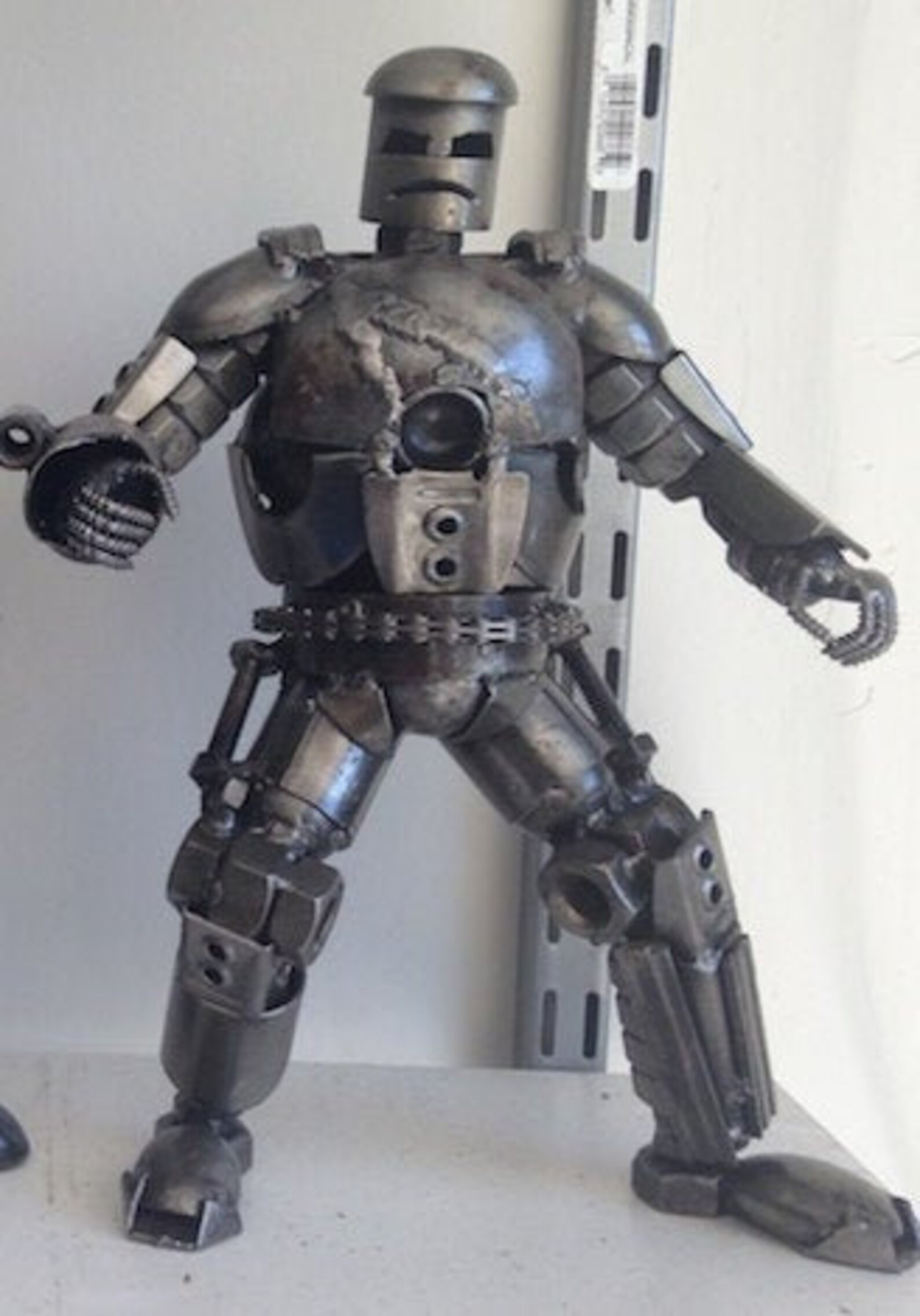 Hand Made IRONMAN MARK 1 12 Recycled Scrap Metal Etsy