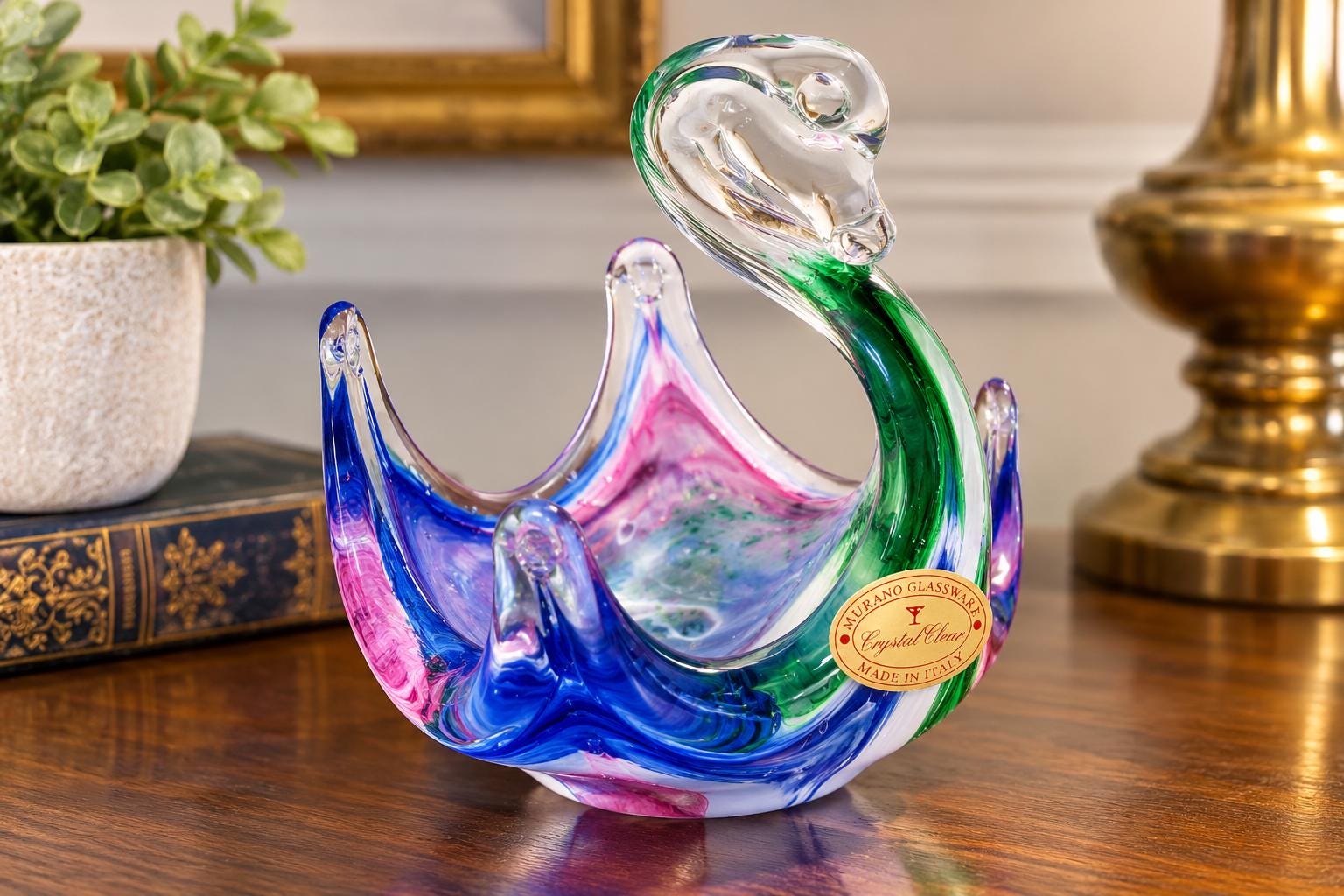 Murano Glass Swan - Etsy
