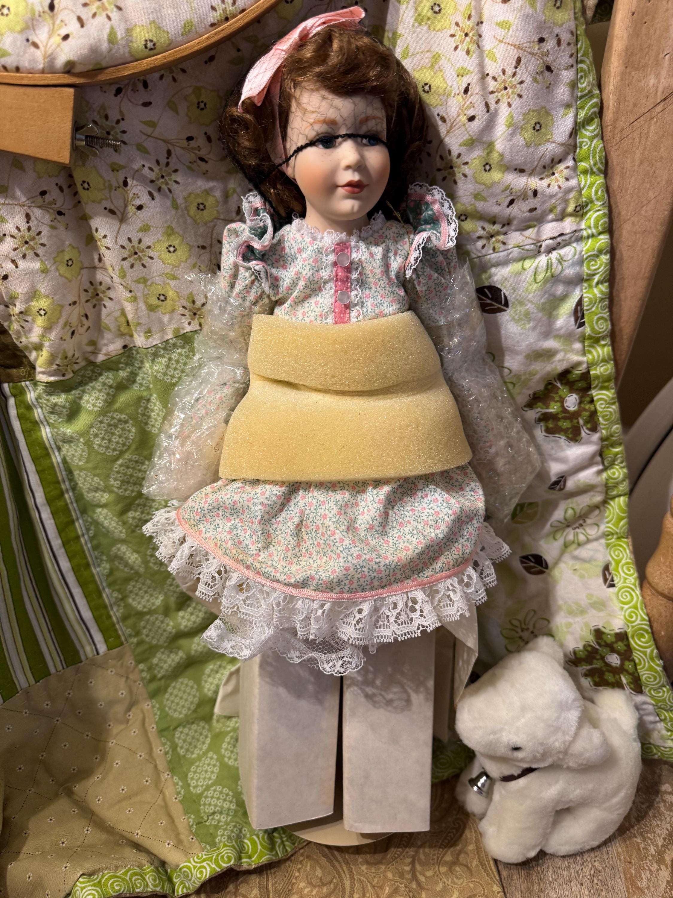 Porcelain Lamb Doll - Etsy