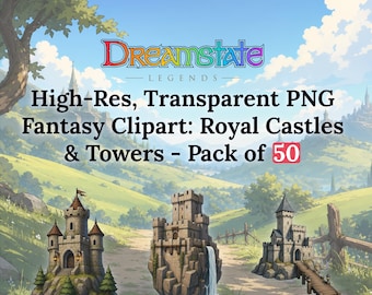 Images clipart de château royal, 50 PNG transparents pour Cricut