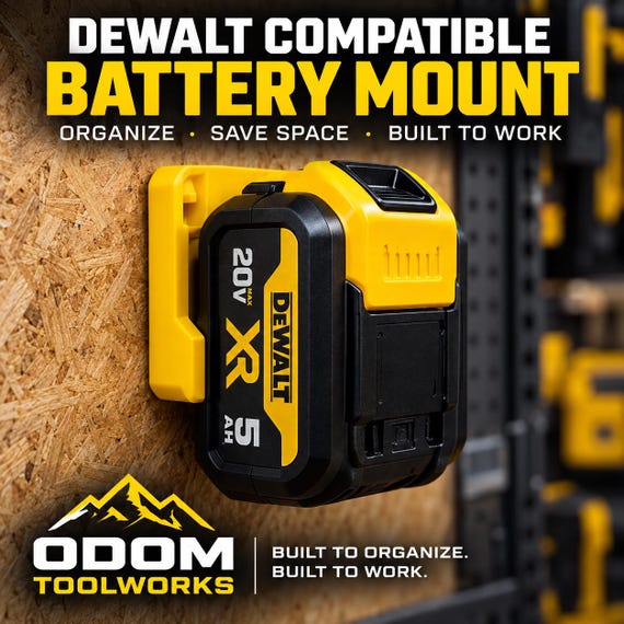 DeWalt 20V Battery Wall Mount