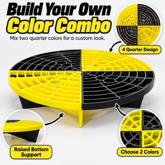 Custom 2 Color Grit Guard | Car Wash Bucket Insert
