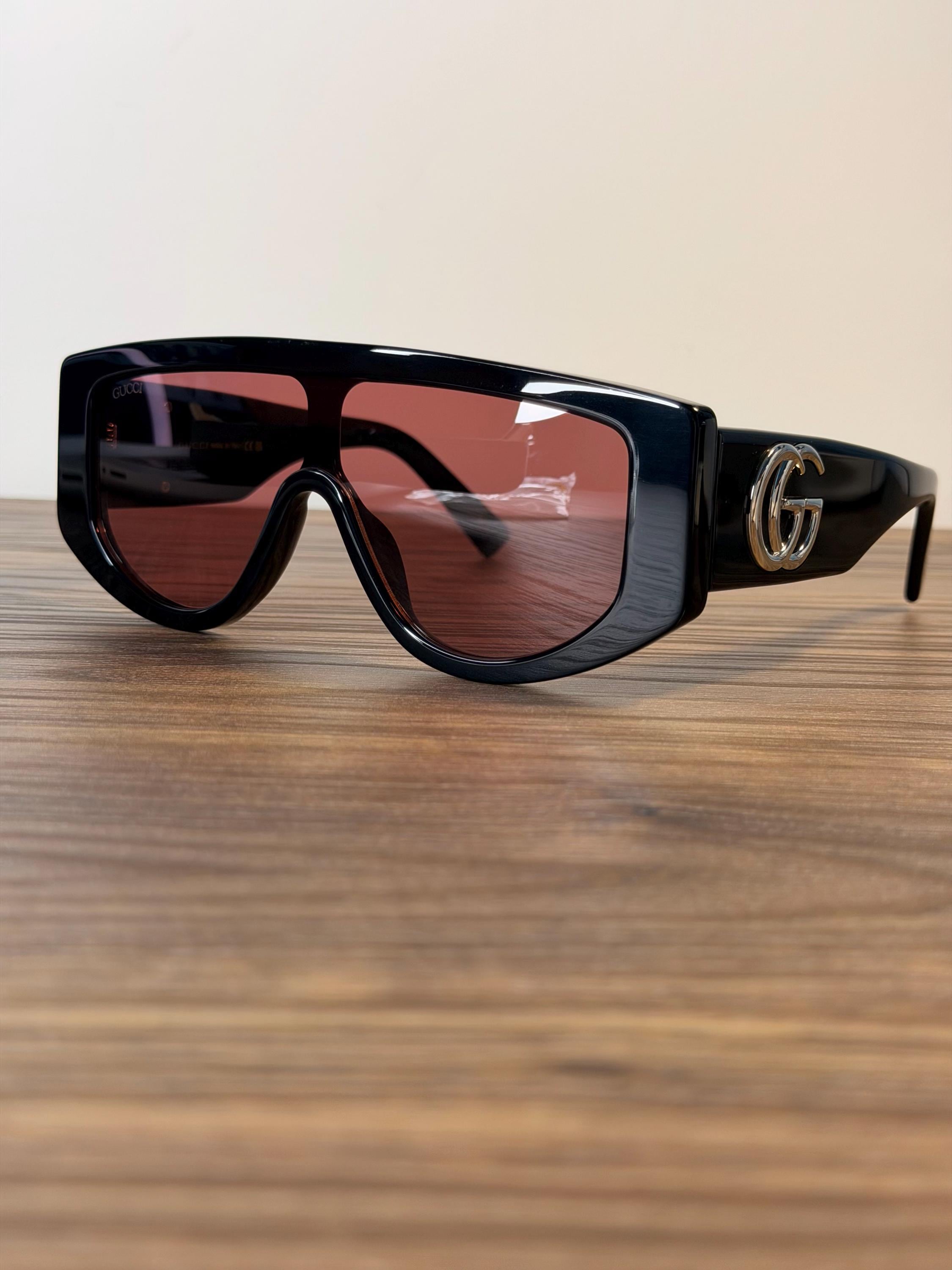 GUCCI サングラス シールド型 イタリア製 Gucci shield sunglasses - Etsy 日本