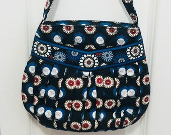 VERA BRADLEY small handbag PURSE Night Owl Excellent Vb166