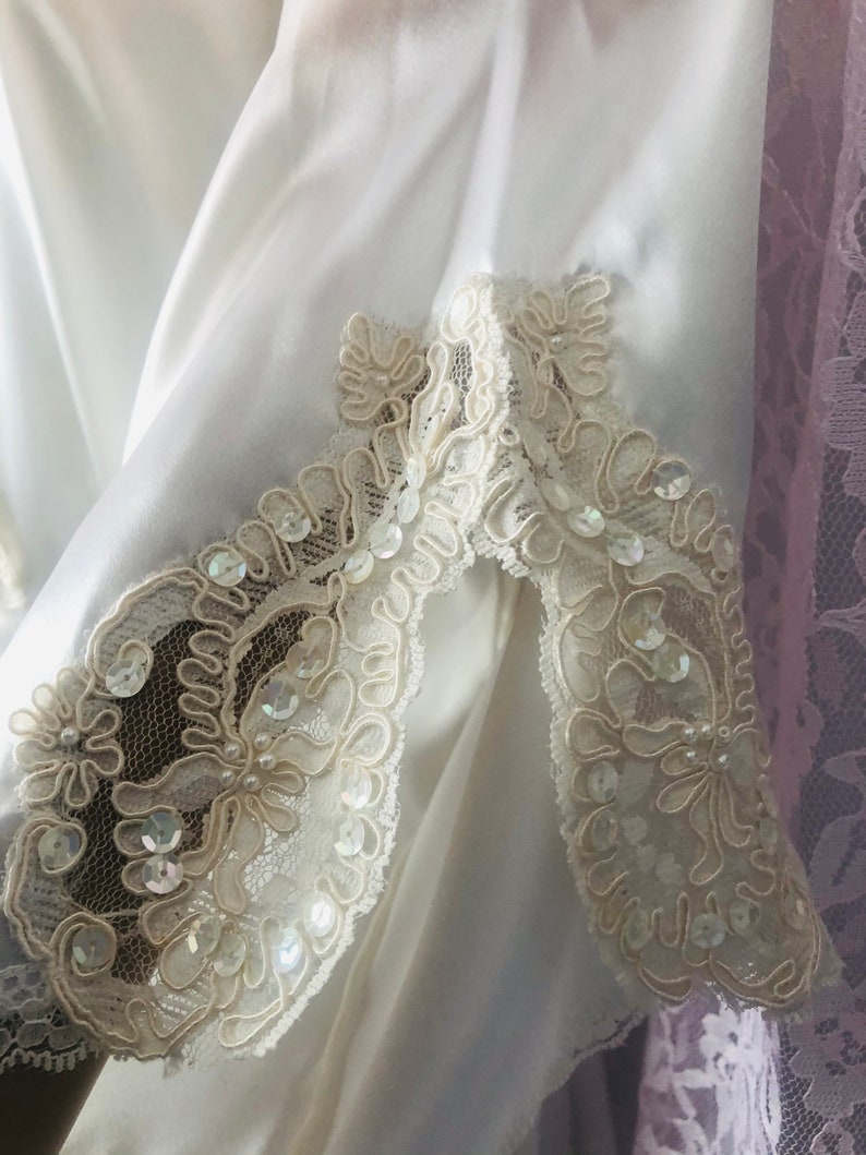 Vintage 90/'s VICTORIA/'S SECRET Teddy and Robe Bridal Size Large