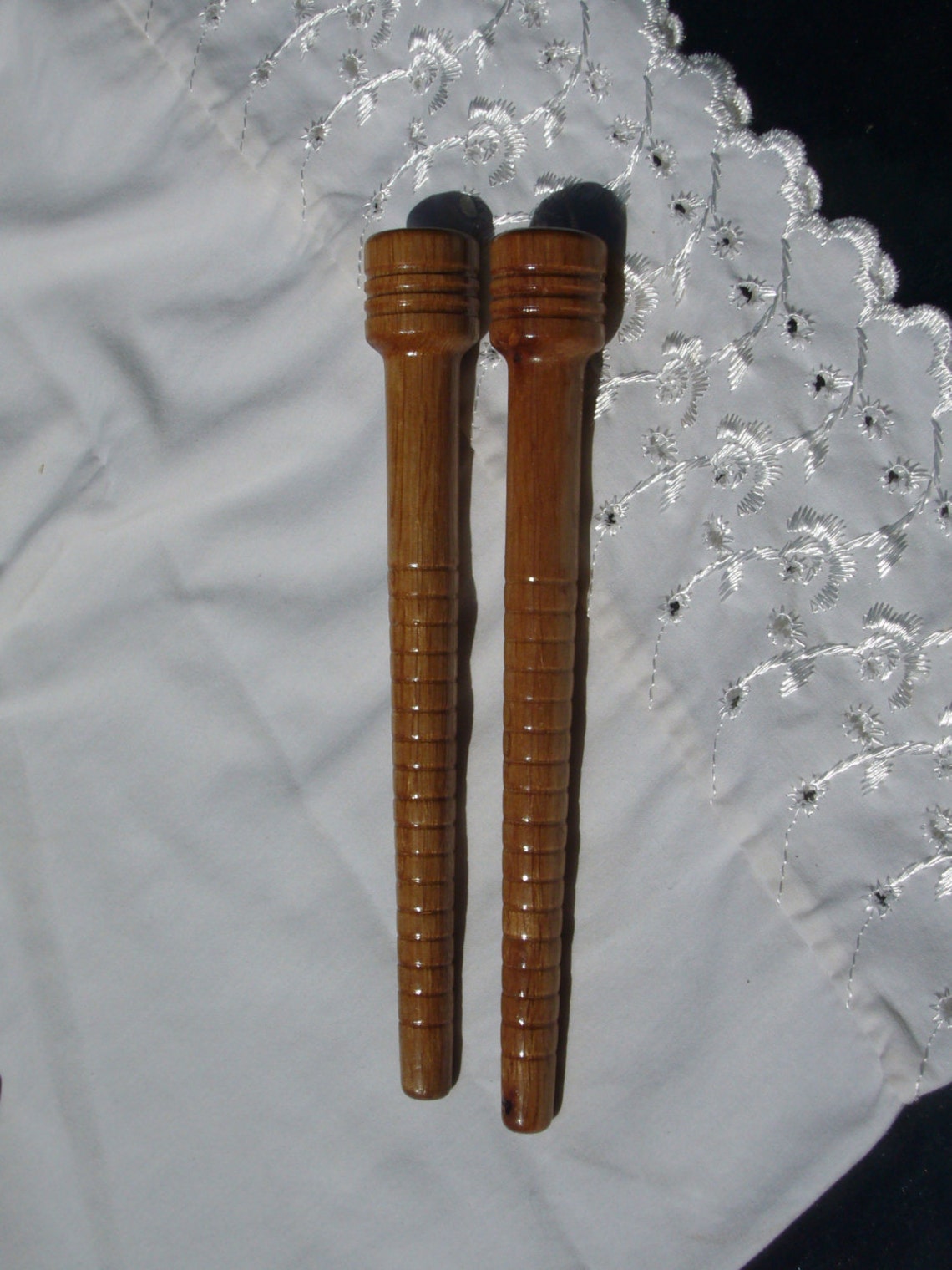 Wooden Sewing Spindles With Various Finishes Etsy