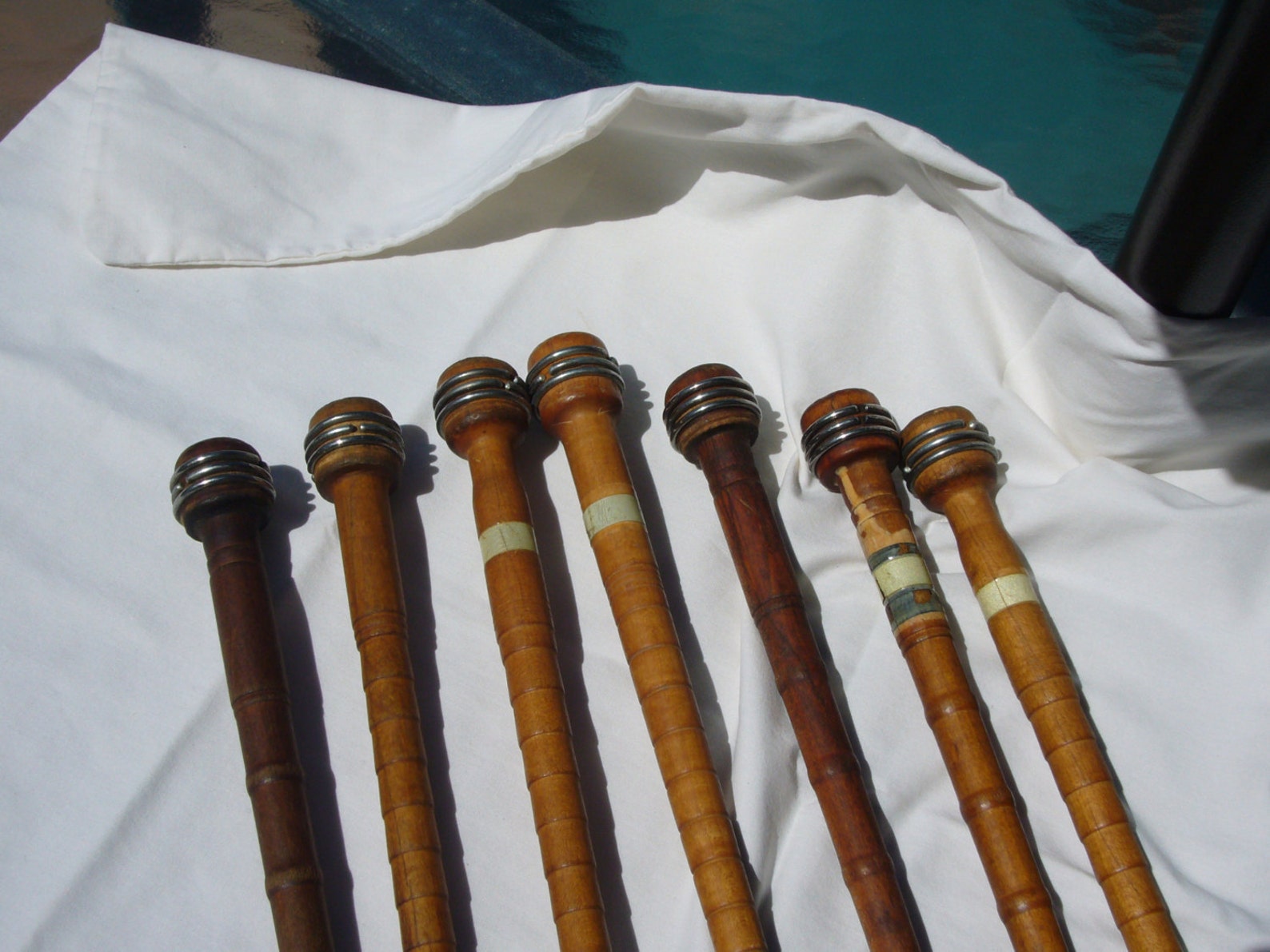 Wooden Sewing Spindles With Various Finishes Etsy