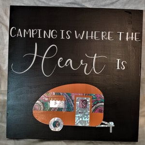 Camping sign
