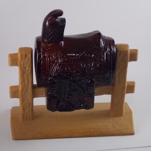 Vintage Western Saddle Avon Bottle