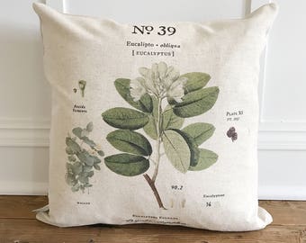 Eucalyptus Botanical No. 39 Pillow Cover