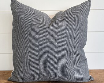 Modern Home Decor Neutral Pillow Cover Gray Beige Herringbone Pillow Scalamandre Geometric Greige Pillow Neutral Stone