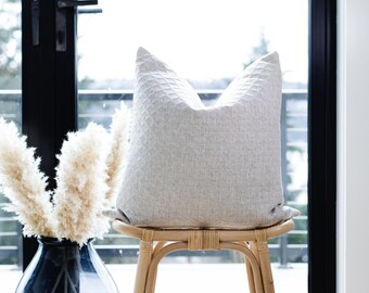 FIONA || Neutral Topiary Textured Pillow Cover ∙ Neutral Throw Pillow ∙ Textured  Pillow Cover ∙ Neutral Pillow Cover ∙ Lumbar Pillow