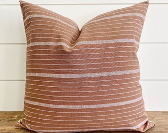 Rust linen pillow | Etsy Rust linen pillow | Etsy