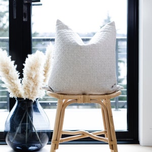 FIONA || Neutral Topiary Textured Pillow Cover ∙ Neutral Throw Pillow ∙ Textured  Pillow Cover ∙ Neutral Pillow Cover ∙ Lumbar Pillow