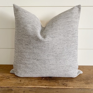 Grey textured pillow shop