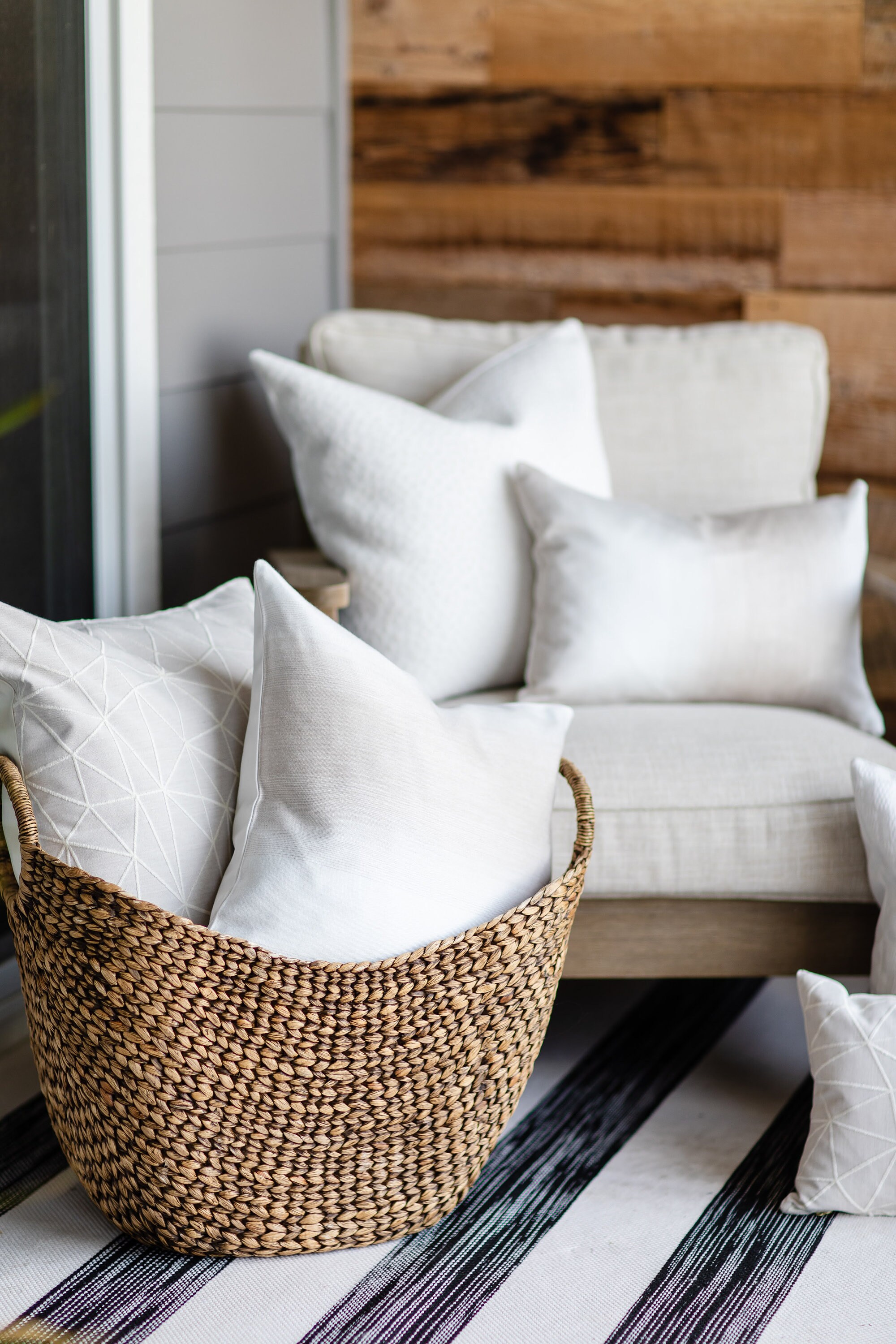 BLUSH Indoor/Outdoor Blush Ombré Pillow Cover Blush Pink Etsy