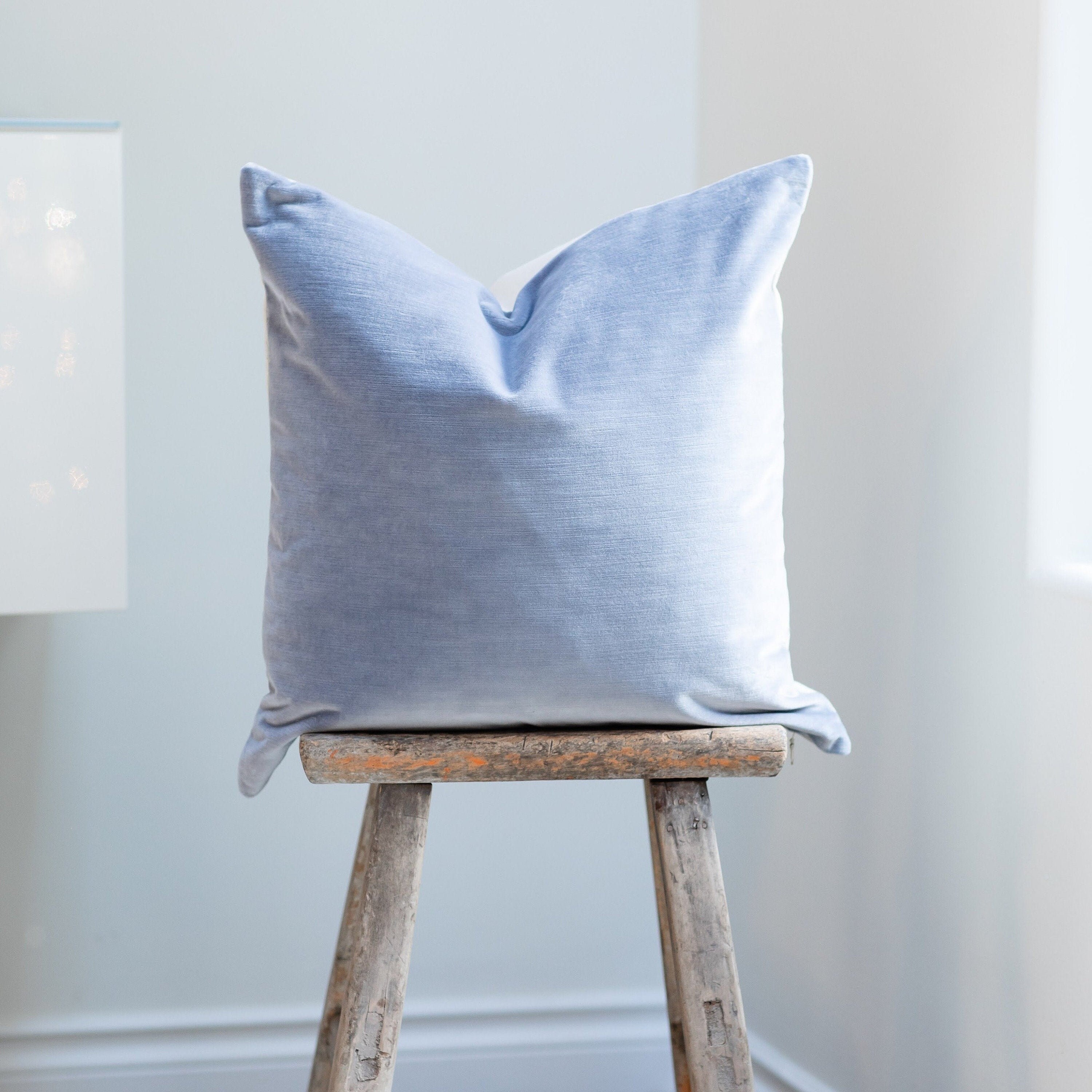 periwinkle throw pillow