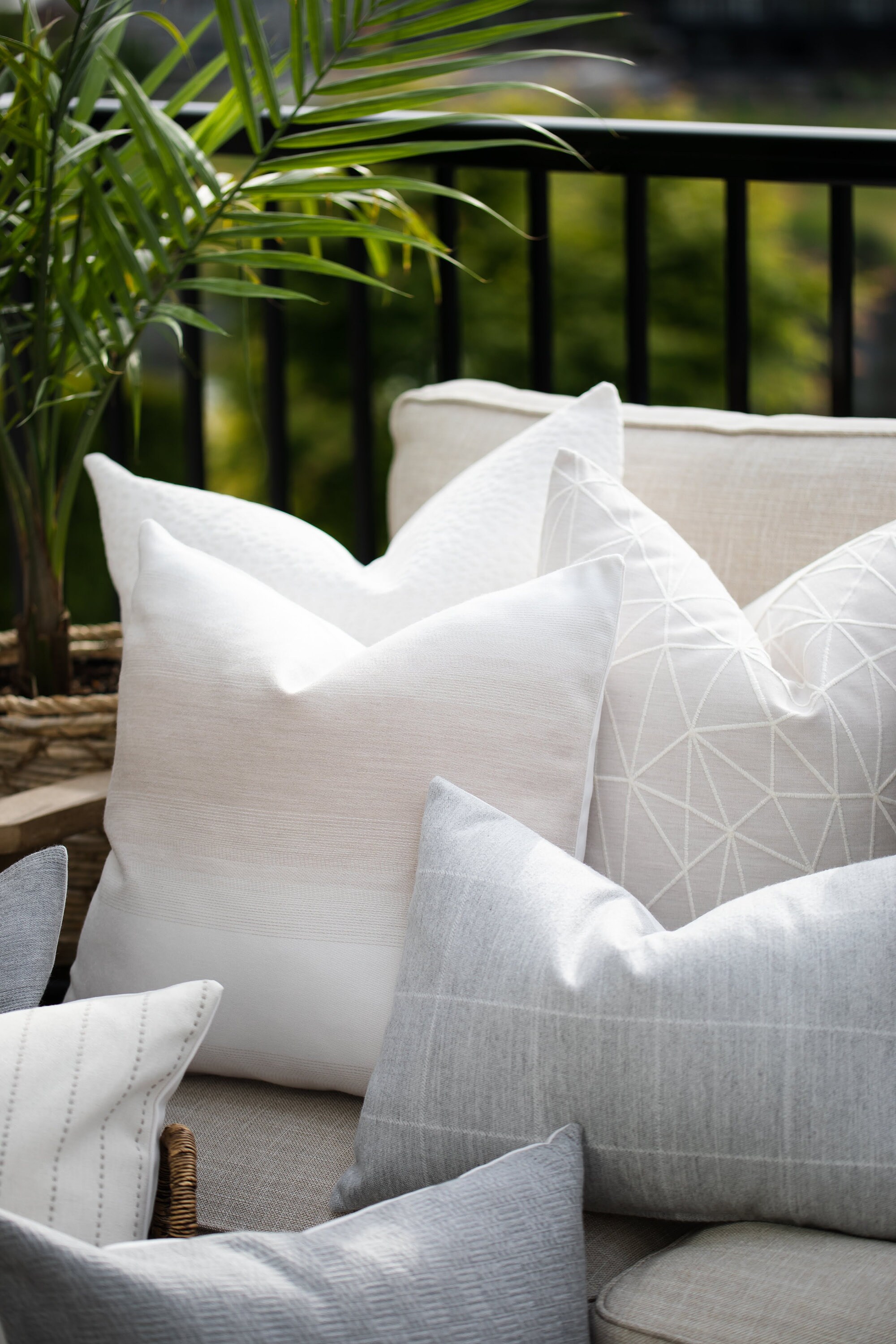 BLUSH Indoor/Outdoor Blush Ombré Pillow Cover Blush Pink Etsy