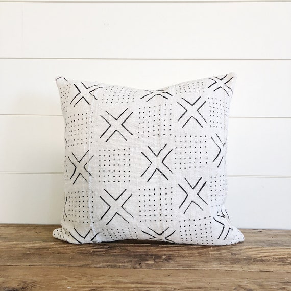 Mud cloth cheap pillow covers