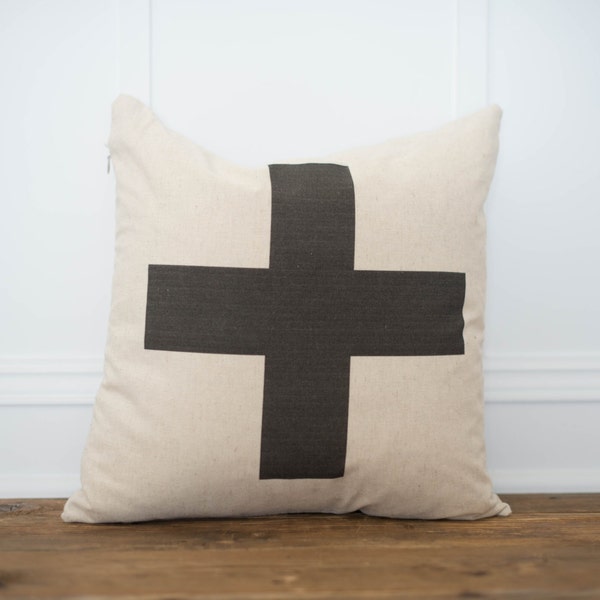 Swiss Cross Pillow Cover