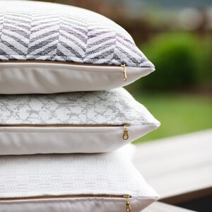 ALABASTER Innen/Außen Weißes Korbkissen Bezug Weißes | Etsy