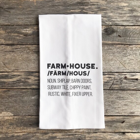 Farmhouse Definition Tea Towel