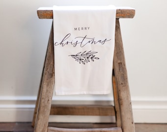 Merry Christmas Tea Towel