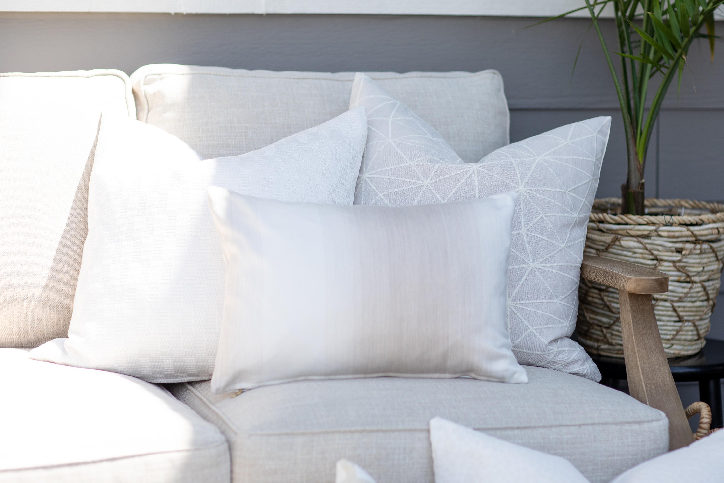 BLUSH Indoor/Outdoor Blush Ombré Pillow Cover Blush Pink Etsy