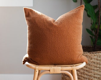 rust colored pillow shams