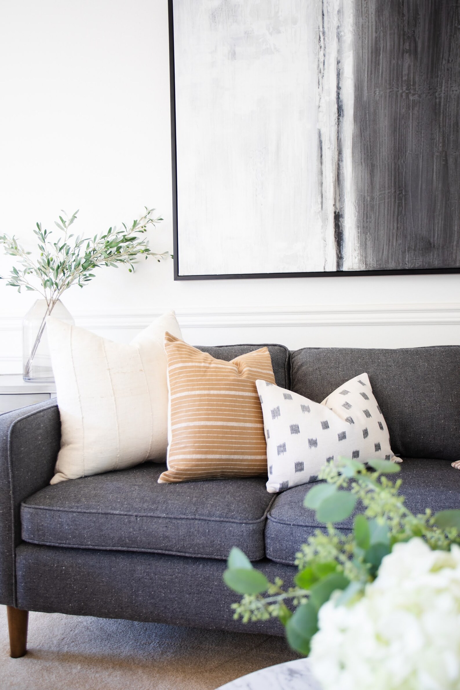 JAMESON Mustard Linen Pillow Cover Mustard Pillow Etsy