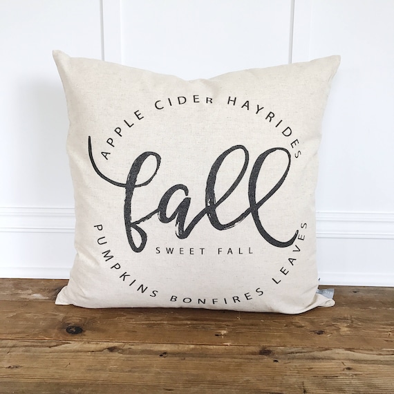 fall sweet fall pillow