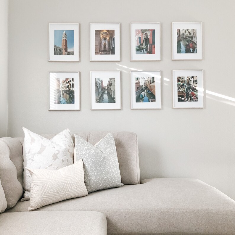 WILLOW Gray & White Floral Pillow Cover Neutral Pillow Etsy