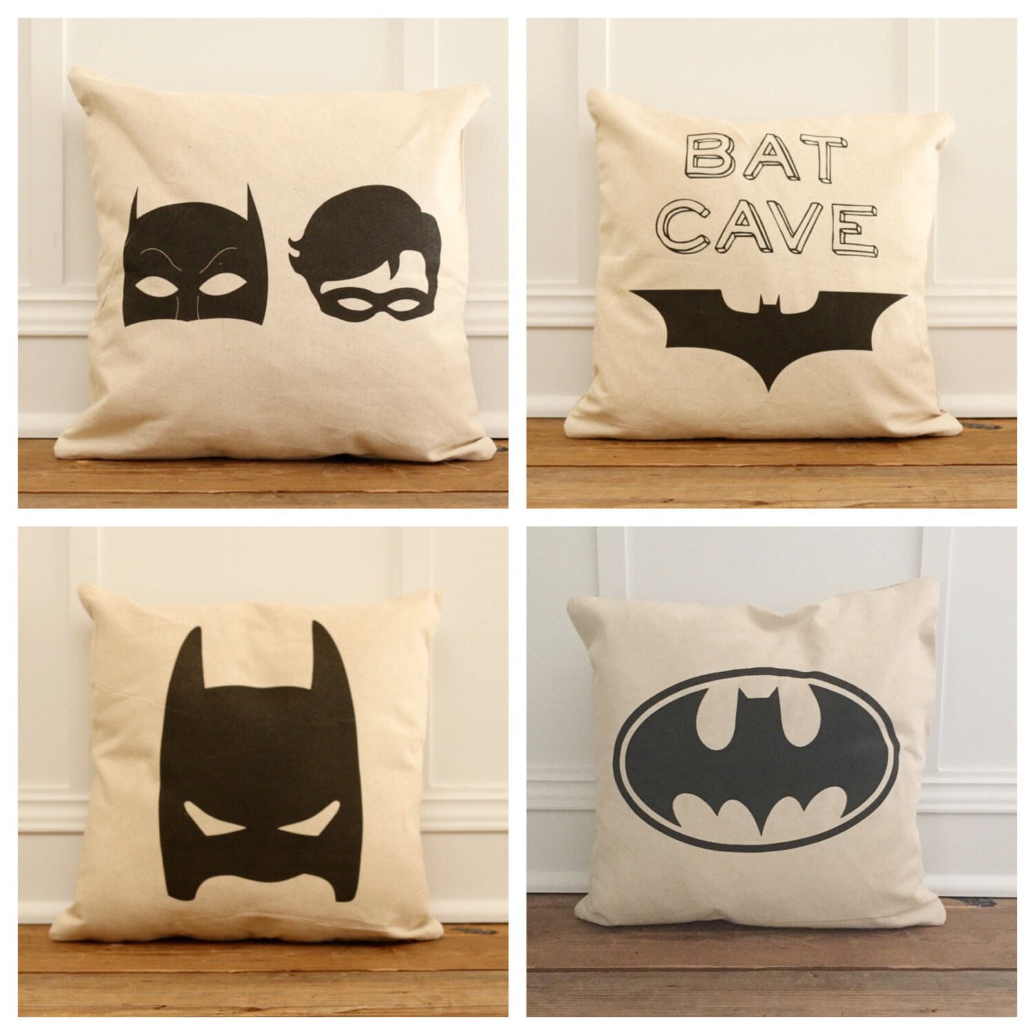 Vintage Batman Pillow Cover - Etsy New Zealand