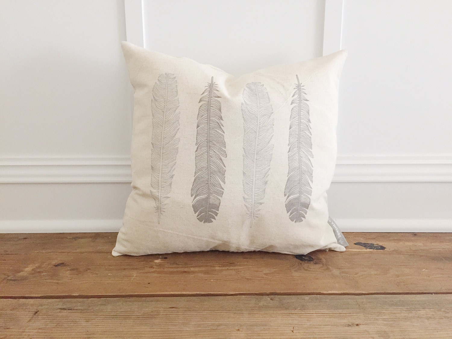 Feather Pillow Cover Etsy