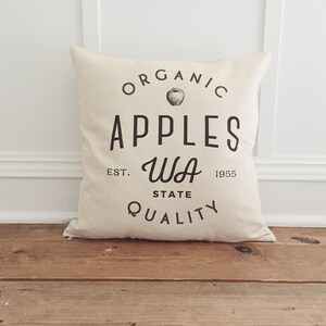 Organic Apple Pillow Cover