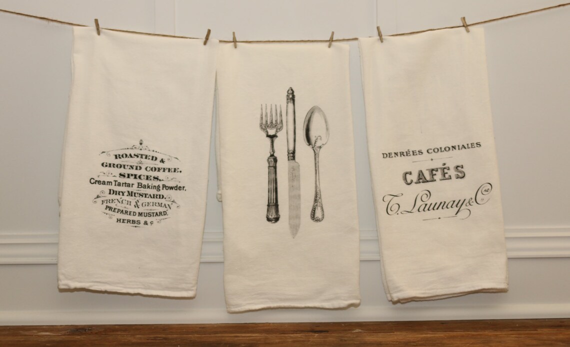 French Tea Towels Etsy