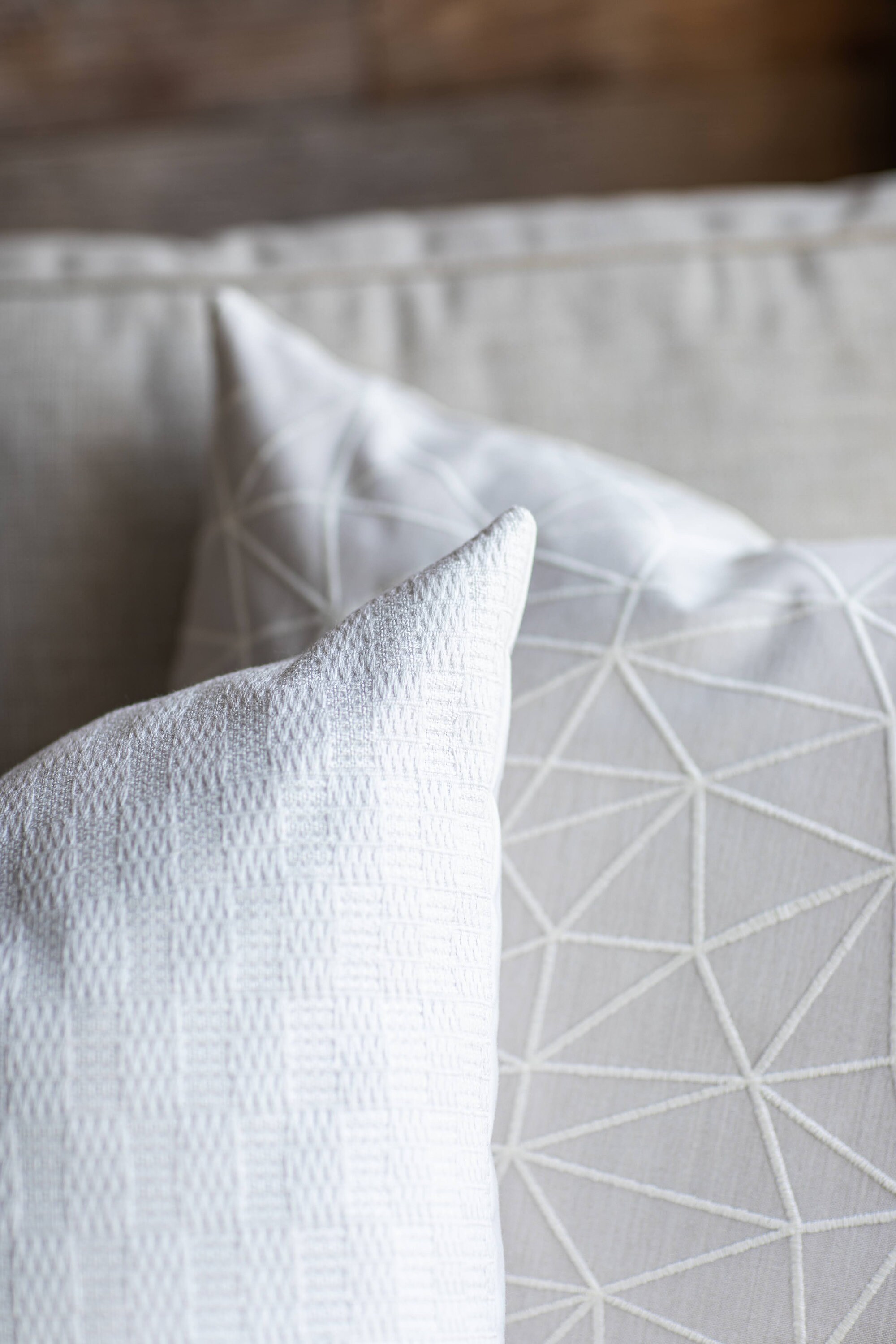 ALABASTER Innen/Außen Weißes Korbkissen Bezug Weißes | Etsy