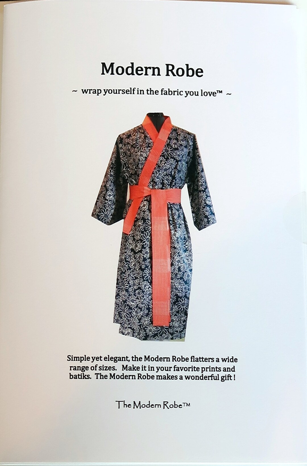 Robe Pattern Background Modern Robe Sewing Pattern - Etsy