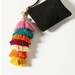 Tassel for handbags, Tassel Keychain, Straw bag tassel charm, Beach bag Pom decor, Tote Bag Tassel Pom Pom Decoration, Trendy Tassels,Custom 