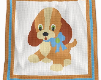 Crochet Blanket Pattern - Crochet Baby Blanket Pattern - Dog Blanket Pattern - Baby Afghans - Crochet Patterns - Puppy Patterns - Ginger