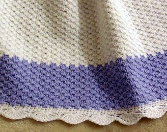 CROCHET Pattern - Baby Blanket / Afghan - Winter Frost - Fast and Easy - Textured Crochet Afghan Pattern - Christmas Newborn Crochet Pattern