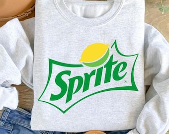 Sprite Logo Sweatshirt, Sprite Soda Shirt, Soda Lover Gift, Retro Soda Graphic Sweatshirt, Sprite Drink Tee, Soda Fan Gift