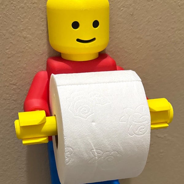 Lego-Männchen-Toilettenpapierhalter