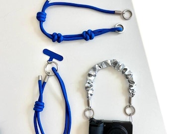 Correa modular de paracord para teléfono, correa cruzada para cámara y bolso, cordón ajustable llamativo, accesorio de cuerda hecho a mano ¡El mejor atuendo del día y regalo!