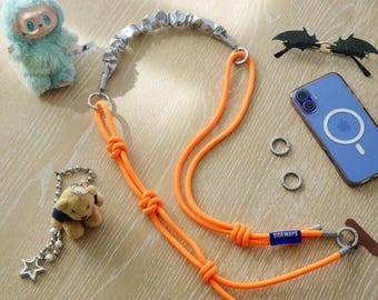 Best OOTD Outfit Perfect Halloween Gift! Modular Paracord Phone Strap, Crossbody Camera & Bag Strap, Adjustable Statement Lanyard, Handmade
