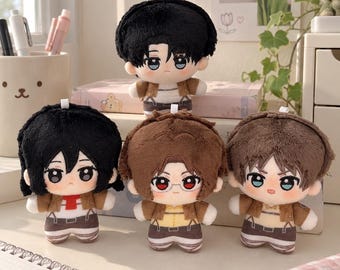 Portachiavi a forma di bambola di peluche da 10 cm, mini bambola chibi da appendere, ciondolo per borsa in stile anime kawaii, morbido regalo da collezione in peluche