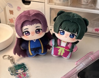 Bambola di peluche in cotone ispirata a una farmacia, alta 10 cm, portachiavi in ​​stile anime, mini ciondolo a forma di bambola, regalo per gli amanti dei manga.